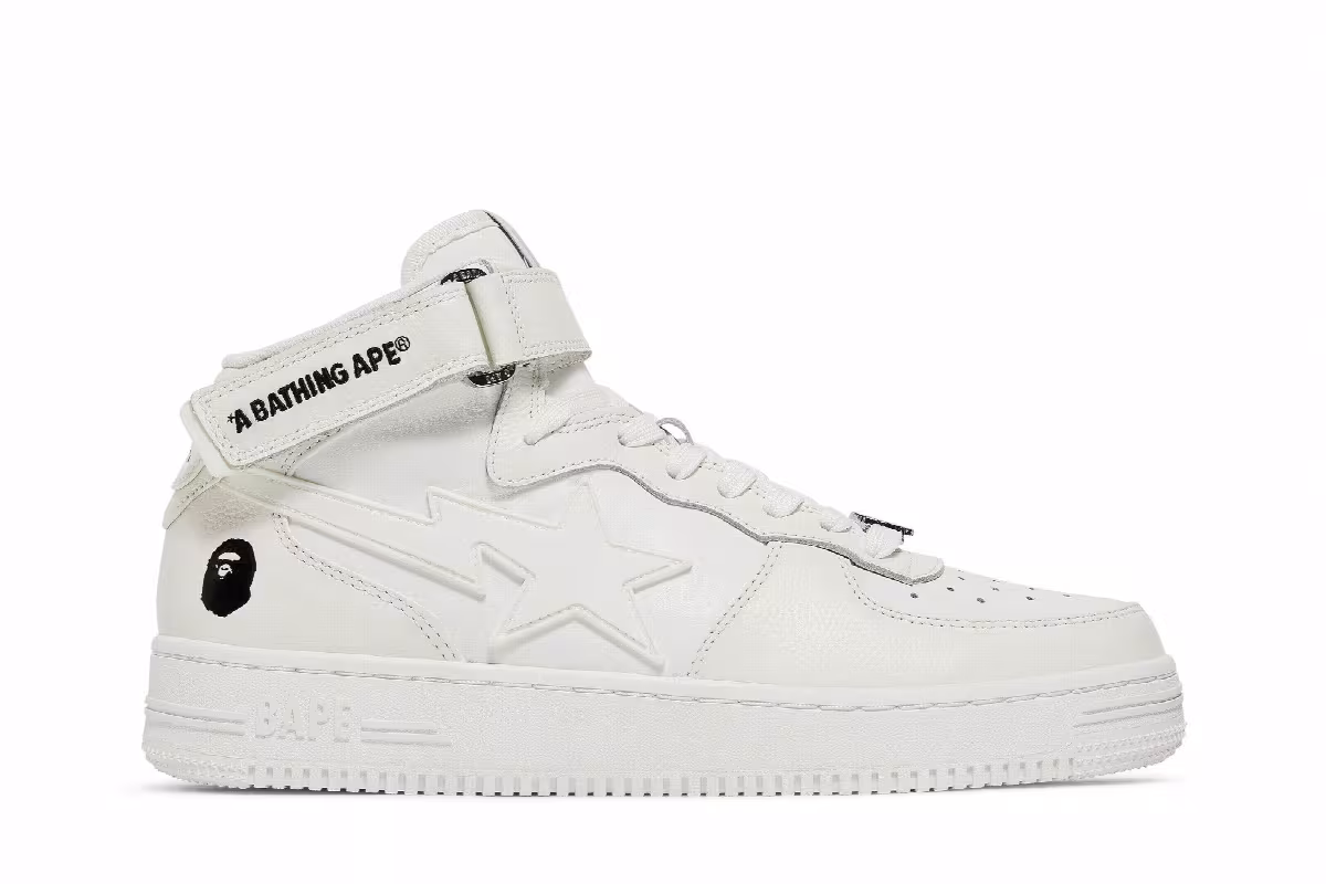 Bapesta Mid White, view 2