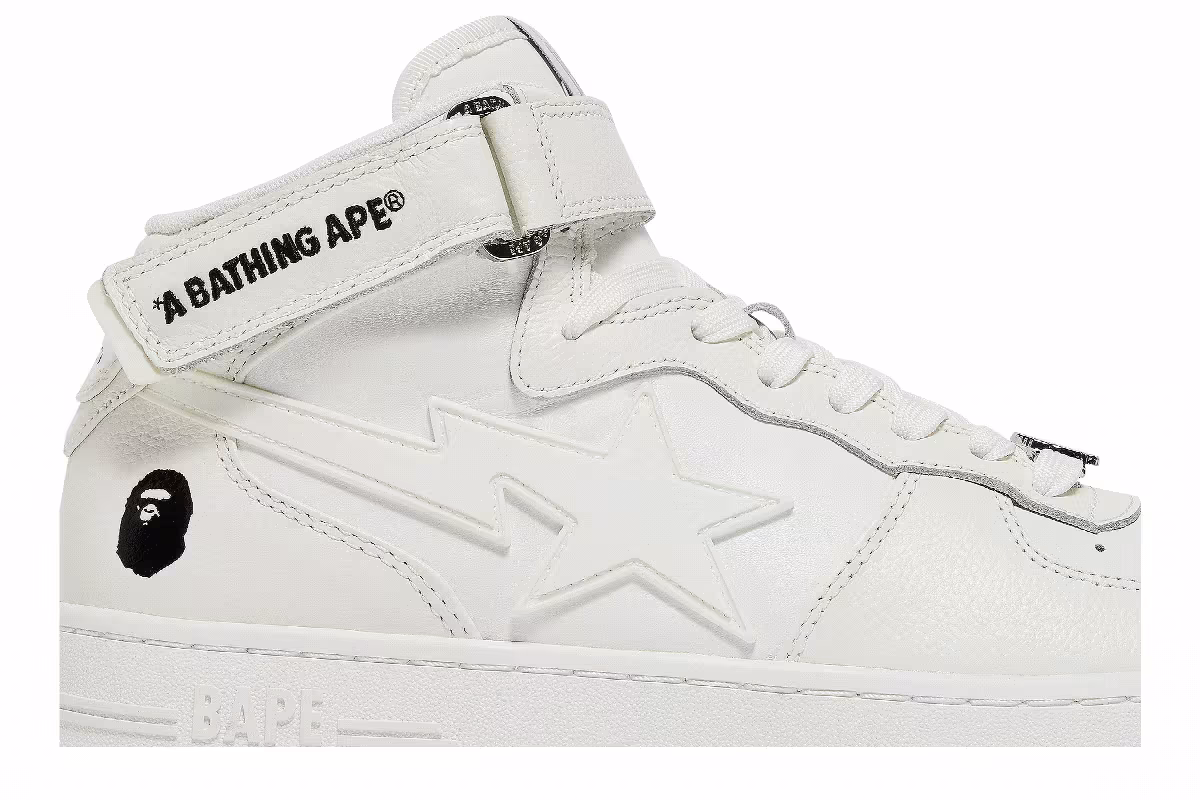 Bapesta Mid White, view 3