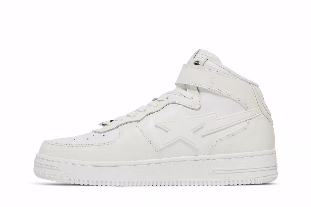 Bapesta Mid White, view 4