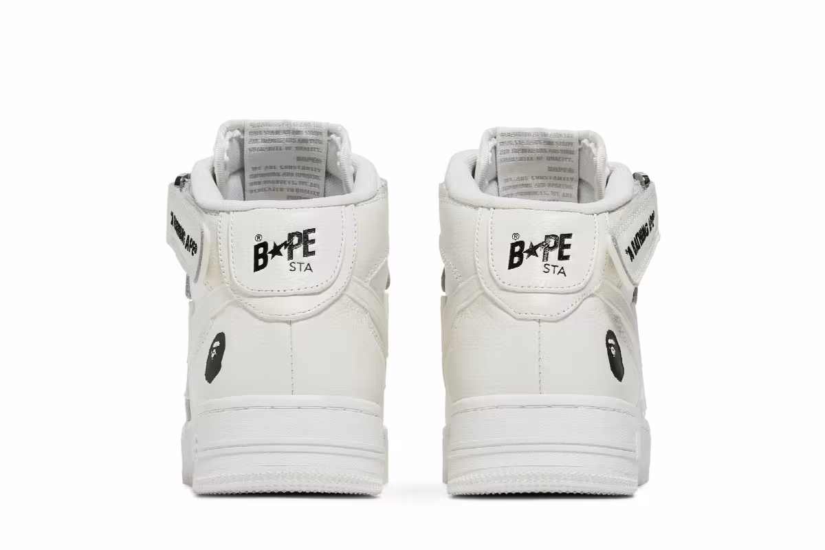 Bapesta Mid White, view 7