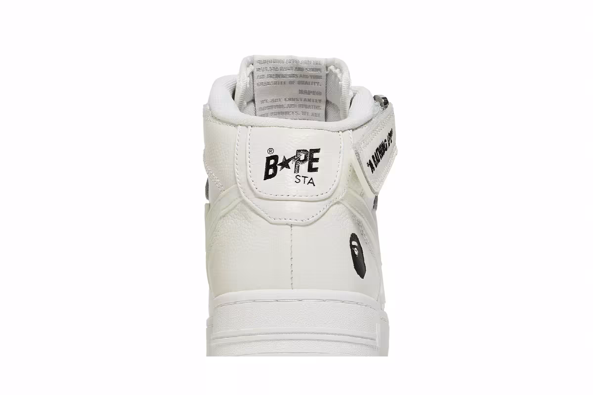 Bapesta Mid White, view 8