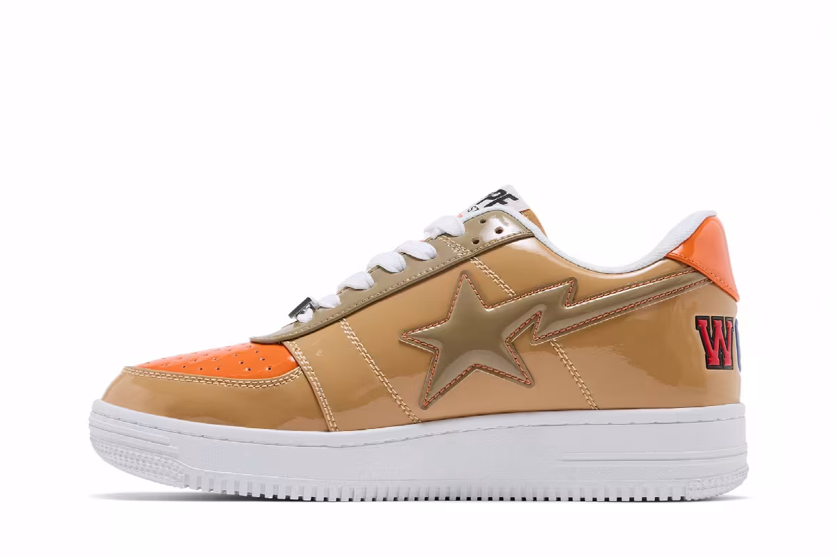 Bapesta Low M1 Mad Shark - Beige, view 4