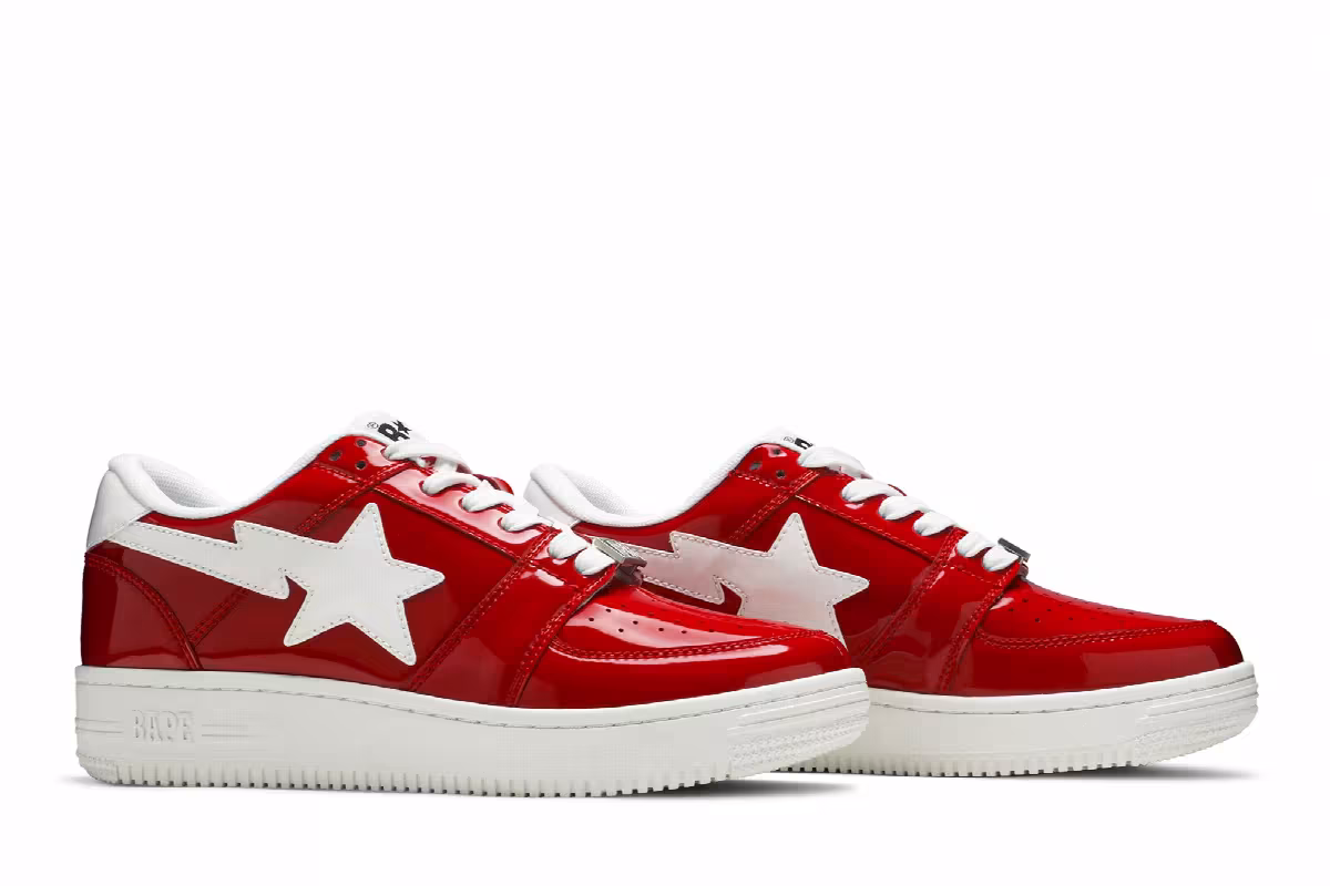 Bapesta Low M2 Red, view 9