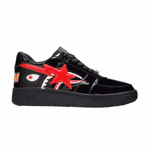 Bapesta Low M2 'Shark Face - Black'