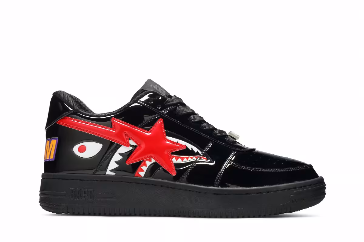 Bapesta Low M2 Shark Face - Black, view 2