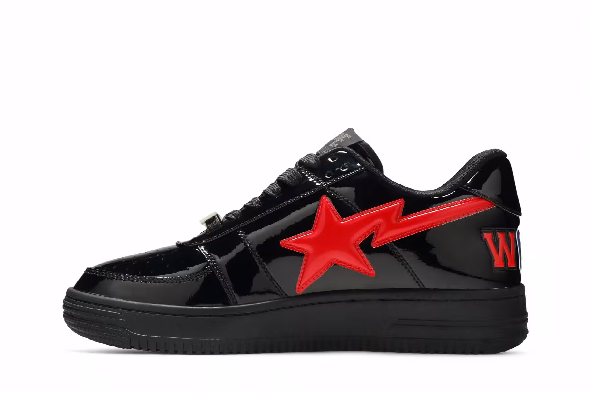 Bapesta Low M2 Shark Face - Black, view 4