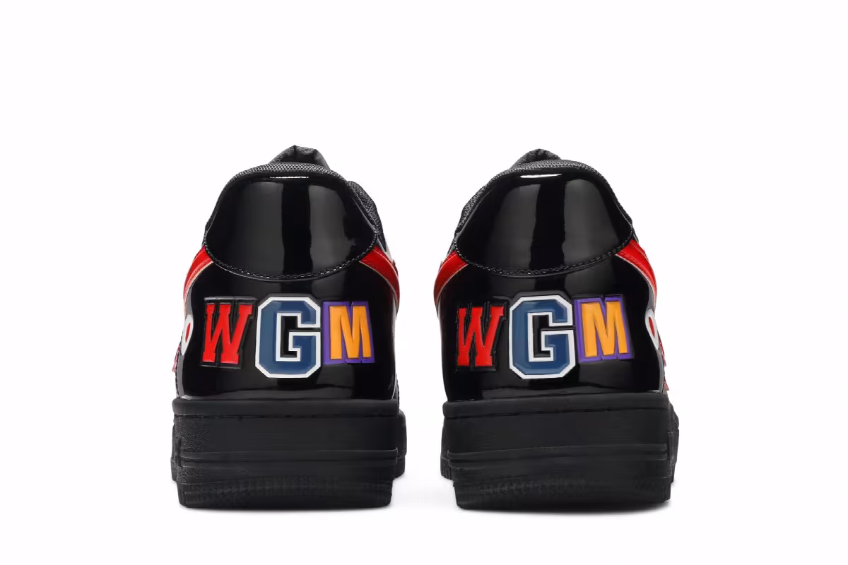 Bapesta Low M2 Shark Face - Black, view 7