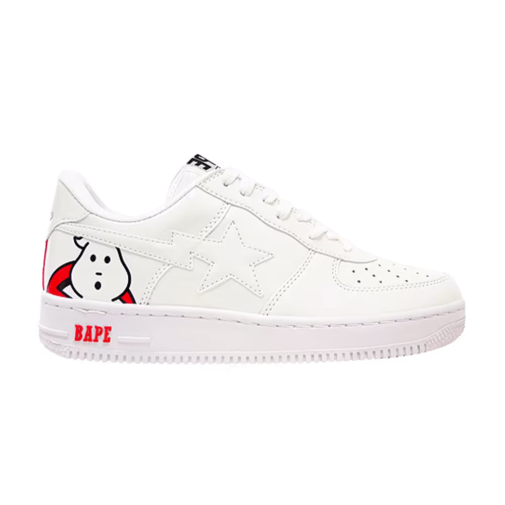 Ghostbusters x Bapesta Low White
