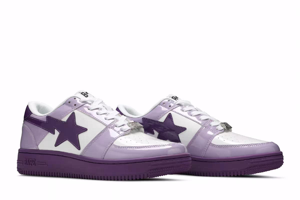 Bapesta Low M2 20th Anniversary - Purple, view 9