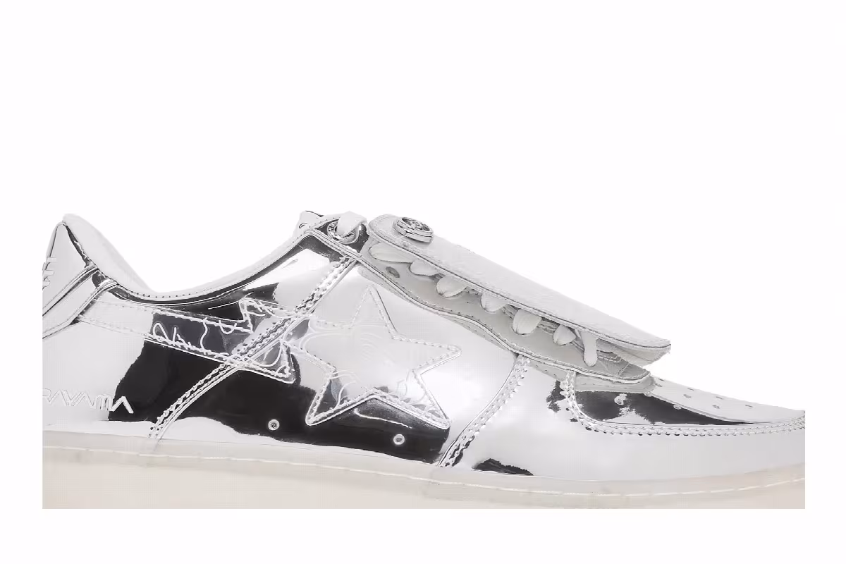 Hajime Sorayama x Bapesta Silver, view 3