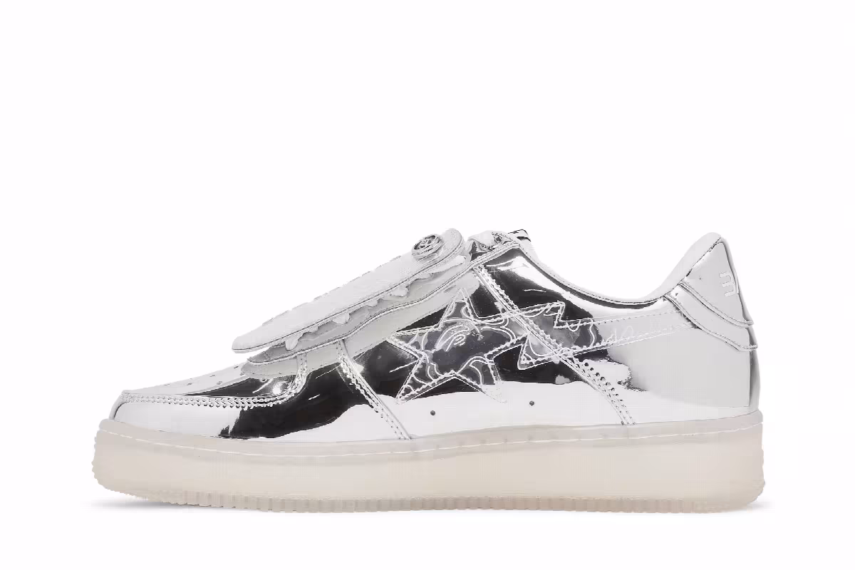 Hajime Sorayama x Bapesta Silver, view 4