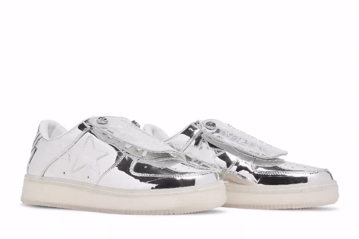 Hajime Sorayama x Bapesta Silver, view 9