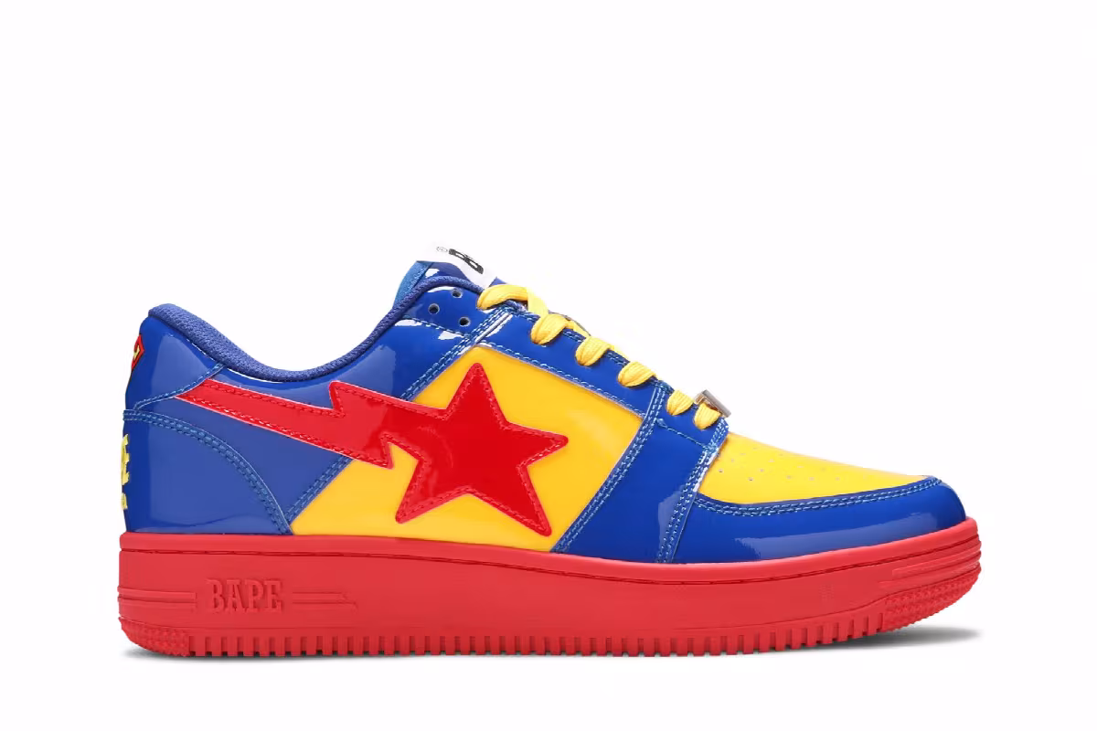 DC Comics x Bapesta Low M1 Superman, view 2