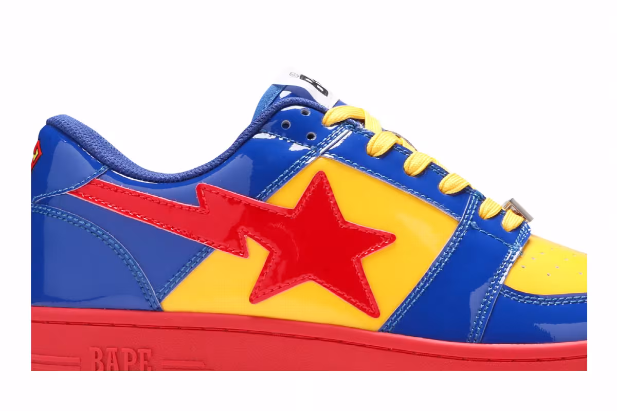 DC Comics x Bapesta Low M1 Superman, view 3