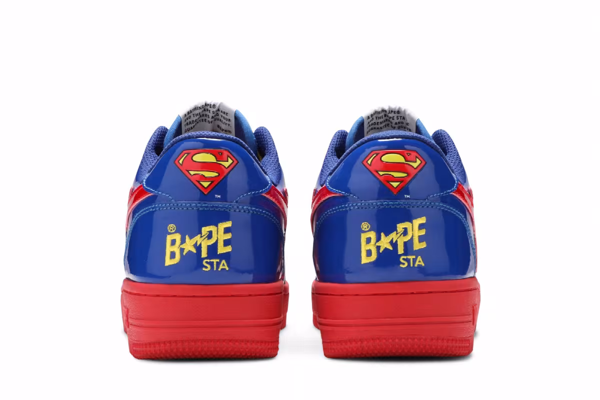 DC Comics x Bapesta Low M1 Superman, view 7
