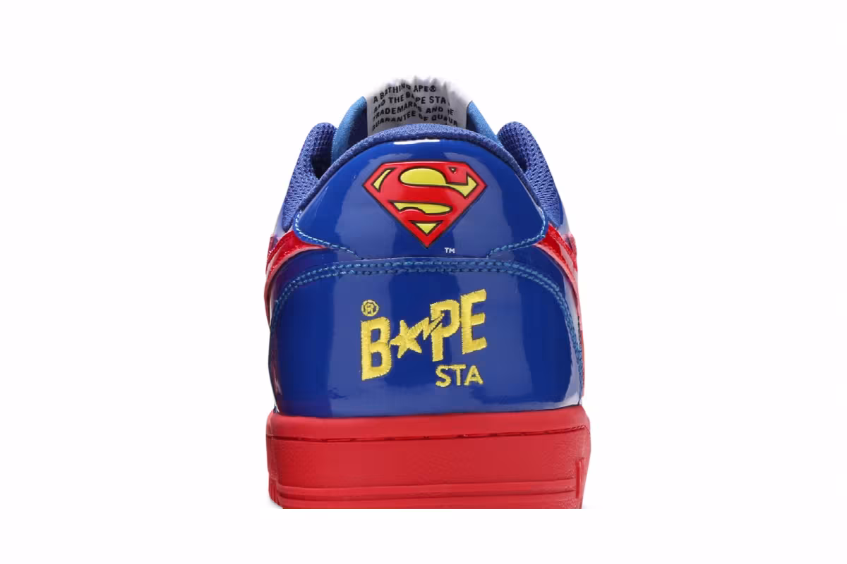 DC Comics x Bapesta Low M1 Superman, view 8
