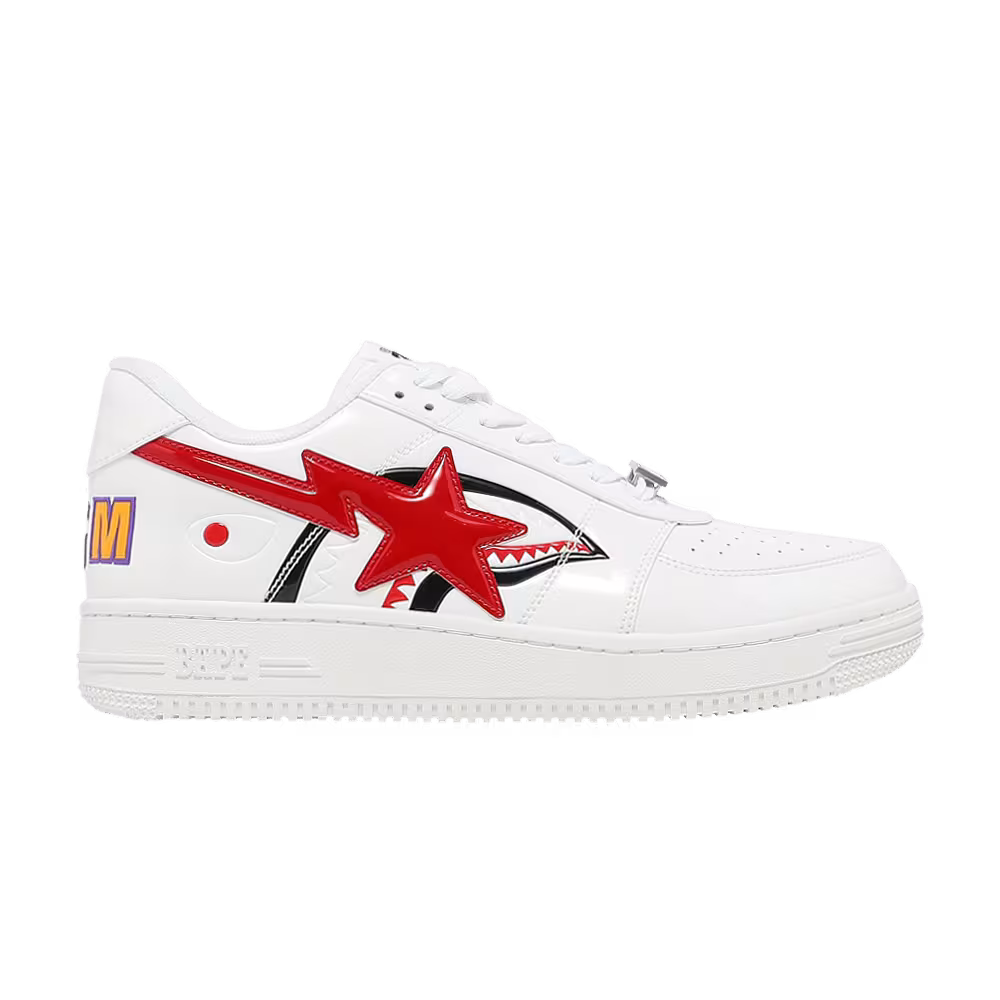 Bapesta Low M2 Shark Face - White