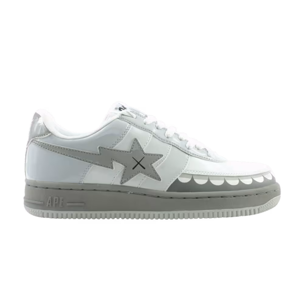 Kaws x Bapesta FS-029 Low Chompers - Grey