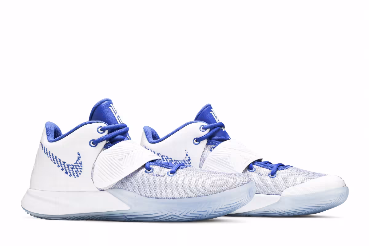 Nike Kyrie Flytrap 3 White Varsity Royal, view 9