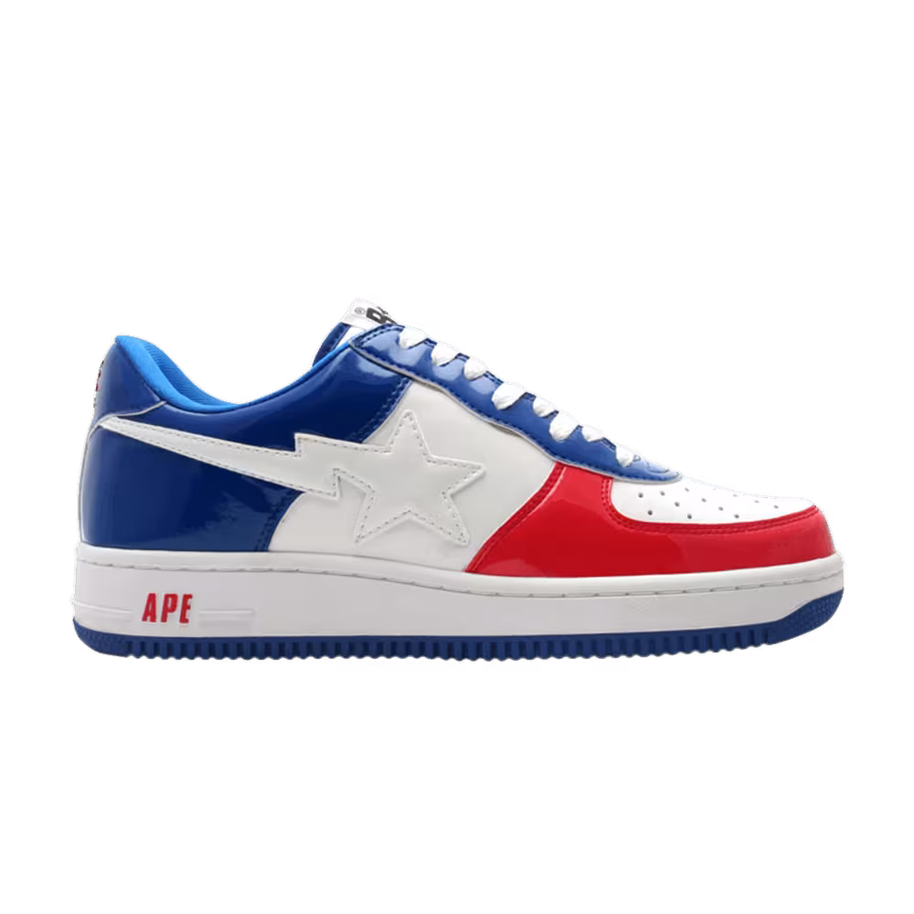 Bapesta FS-001 Low Red White Blue