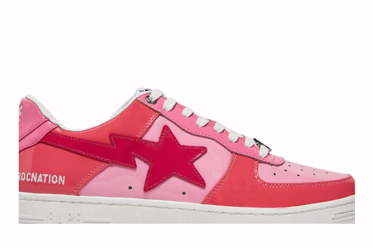 Bapesta Low M1 Camo Combo - Pink, view 3