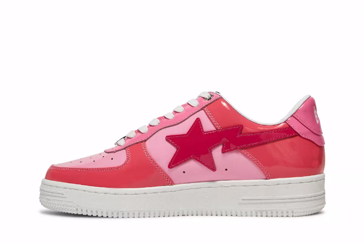 Bapesta Low M1 Camo Combo - Pink, view 4