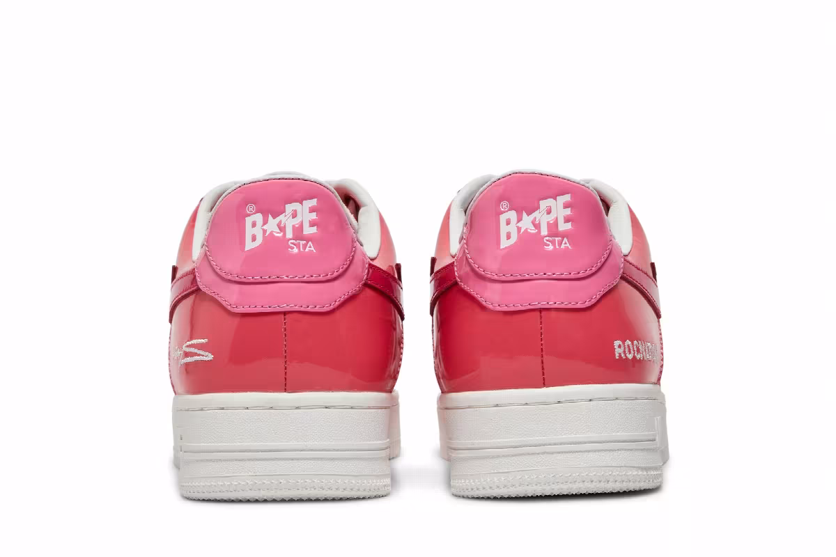 Bapesta Low M1 Camo Combo - Pink, view 7