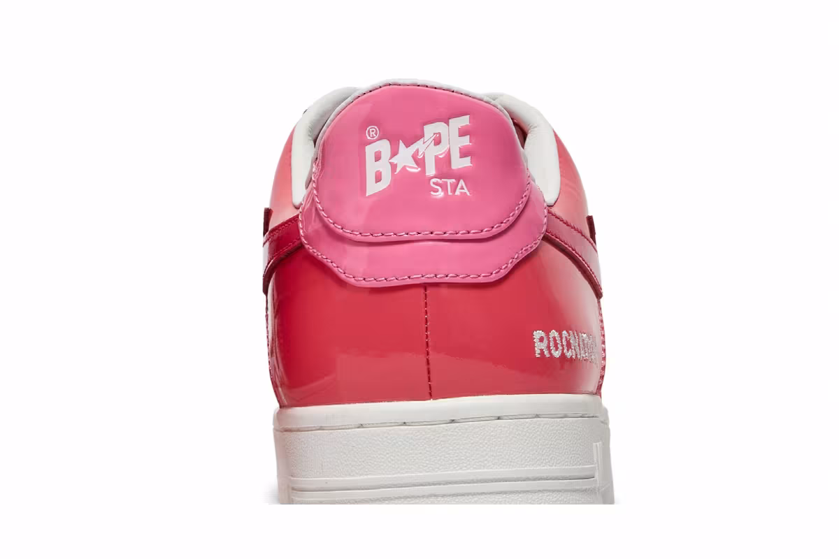Bapesta Low M1 Camo Combo - Pink, view 8