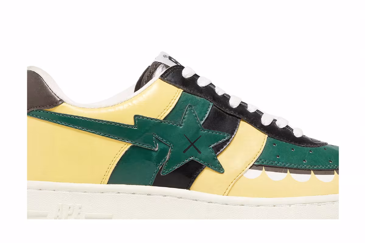 Kaws x Bapesta FS-029 Low Chompers - Beige, view 3