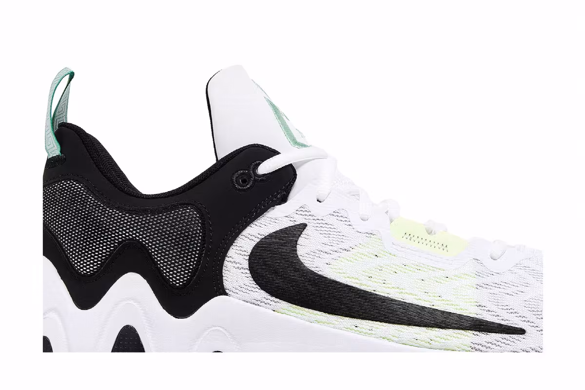 Nike Giannis Immortality 2 White Black Volt, view 3