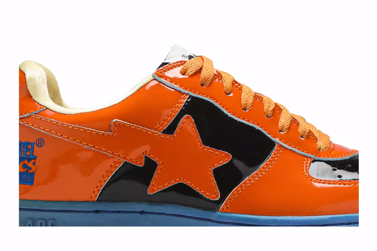 Marvel Comics x Bapesta FS-001 Low Human Torch, view 3