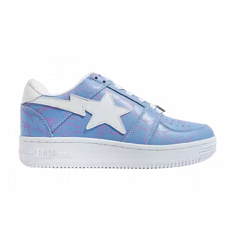 Bapesta Low 'Line Camo - Purple'