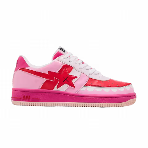 Kaws x Bapesta FS-029 Low 'Chompers - Pink'