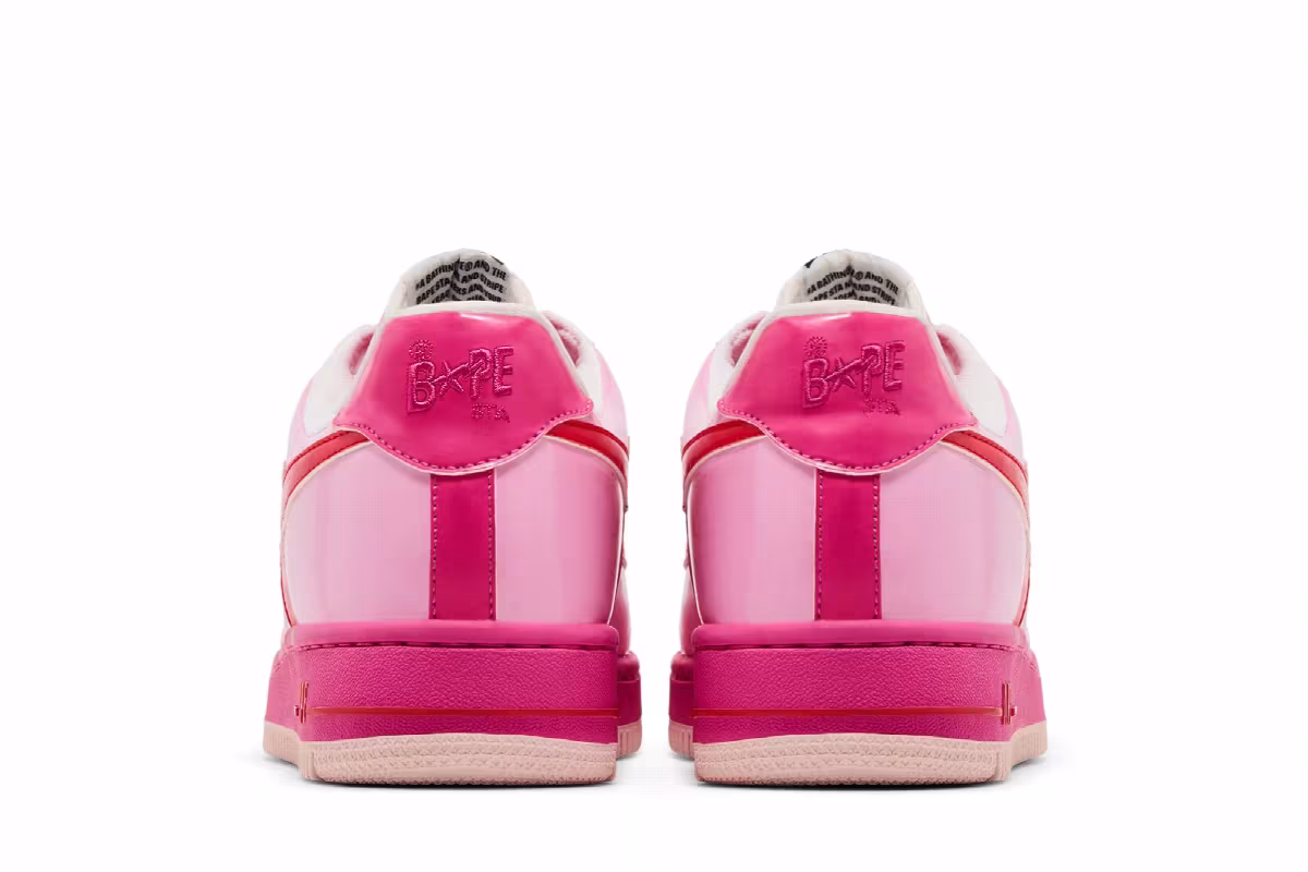 Kaws x Bapesta FS-029 Low Chompers - Pink, view 7