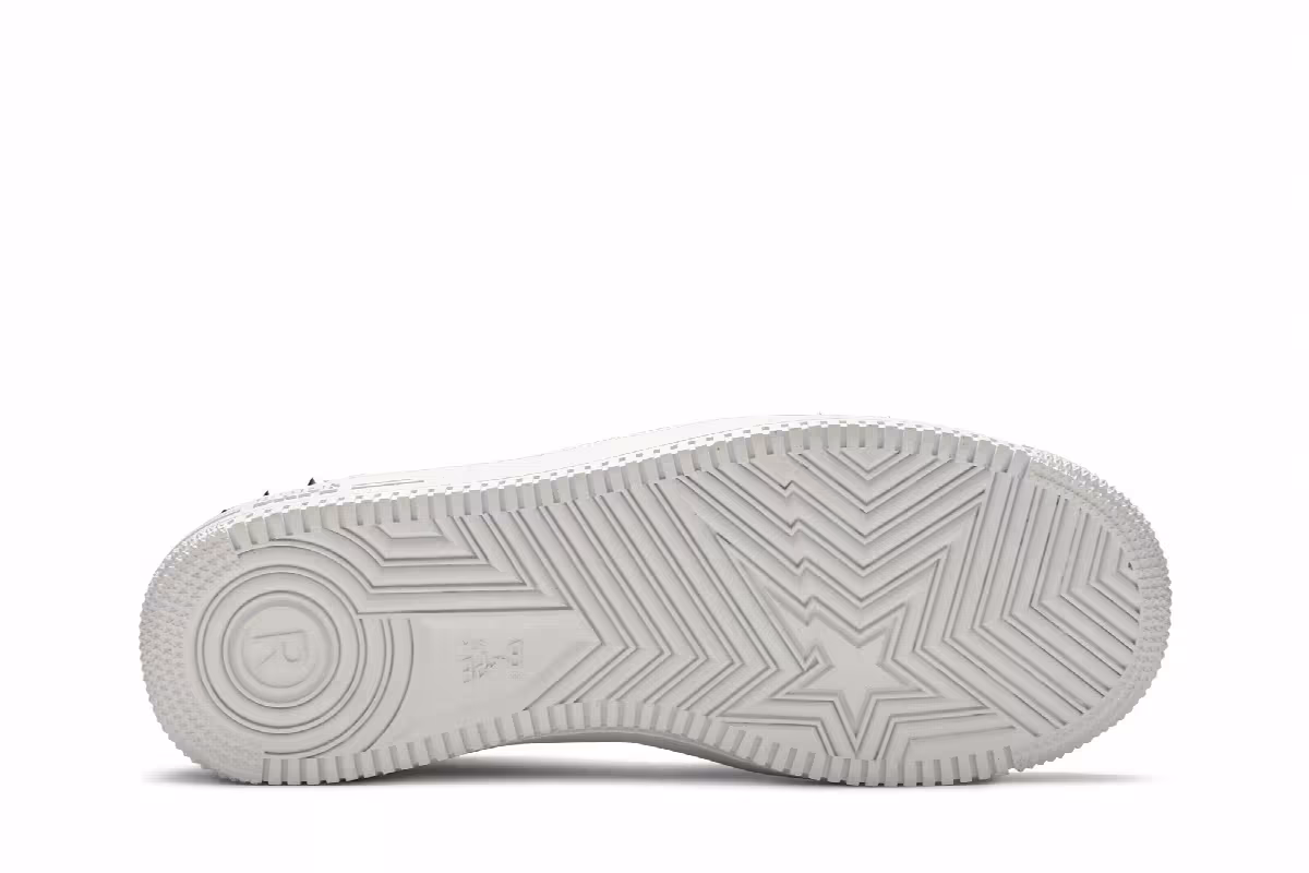 Bapesta Studded White, view 5