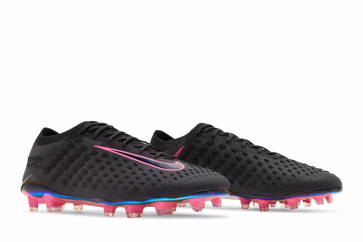 Nike Phantom Ultra Venom FG Black Pink Blast, view 9