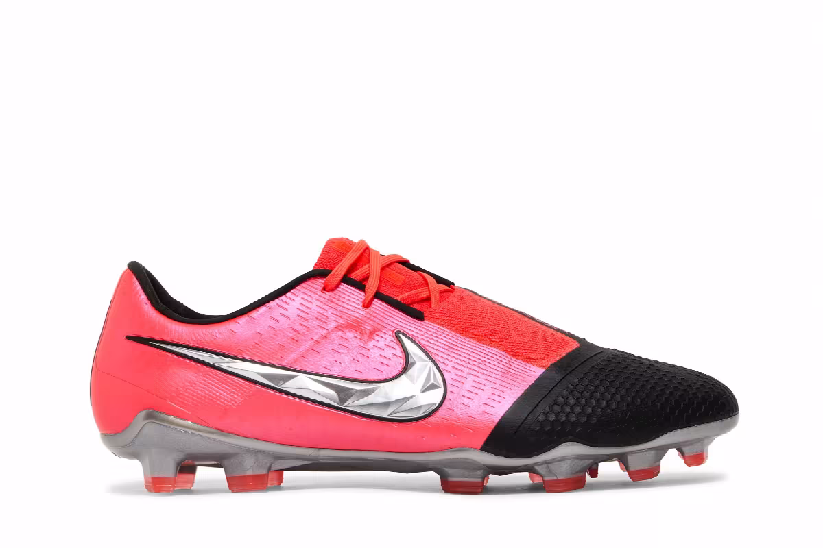 Nike Phantom Venom Elite FG Laser Crimson Metallic Silver, view 2