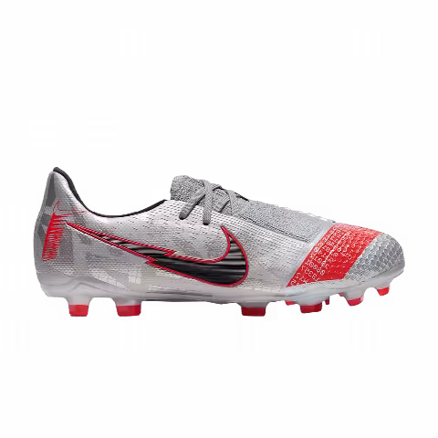 Nike Phantom Venom Elite FG GS 'Metallic Bomber Grey Crimson'