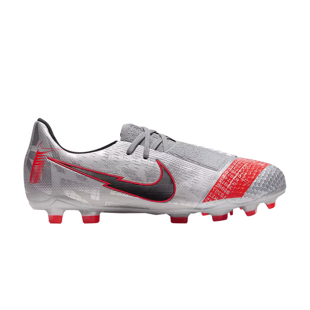 Nike Phantom Venom Elite FG GS Metallic Bomber Grey Crimson