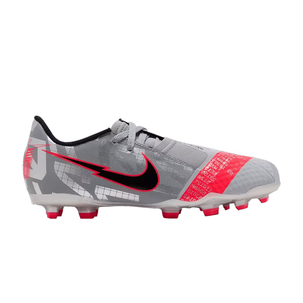 Nike Phantom Venom Academy FG GS Metallic Grey Crimson