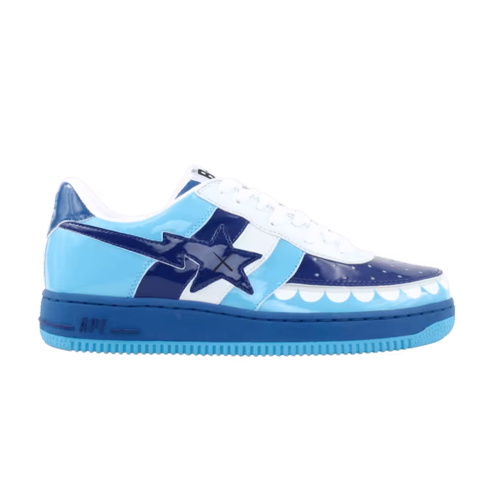 Kaws x Bapesta FS-029 Low Chompers - Blue