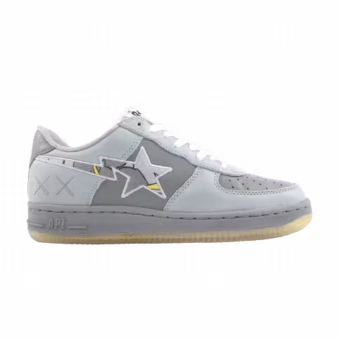 Kaws x Bapesta FS-001 Low 'Yellow Grey'