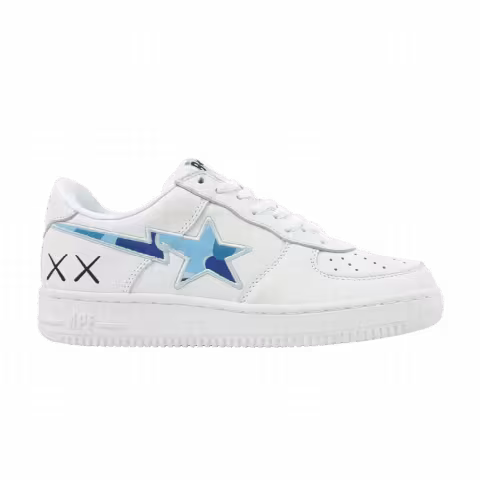 Kaws x Bapesta FS-001 Low 'White Blue Camo'