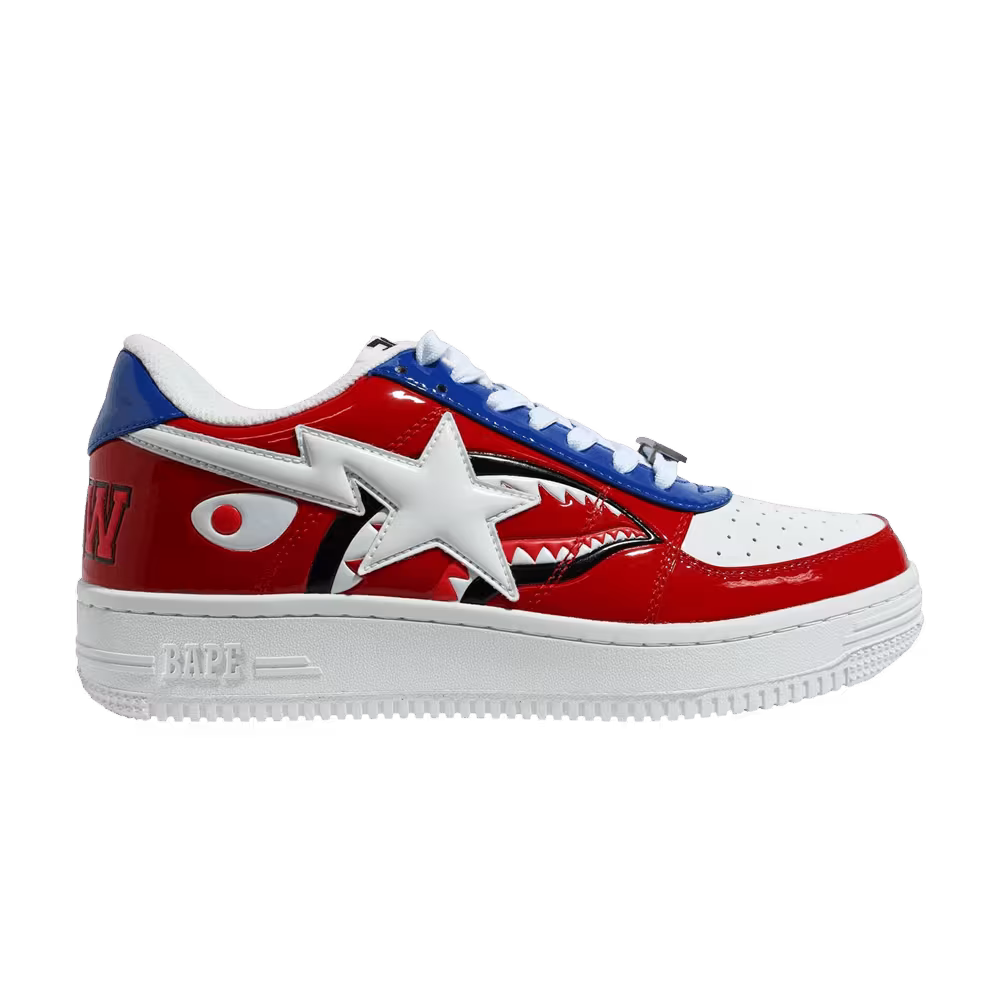 Bapesta Low Shark Face - Red