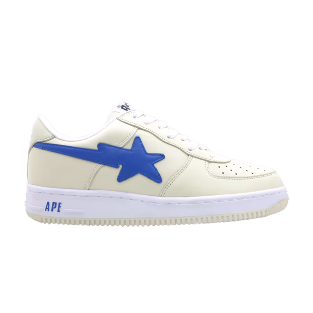 Bapesta FS-001 Low Cream Blue