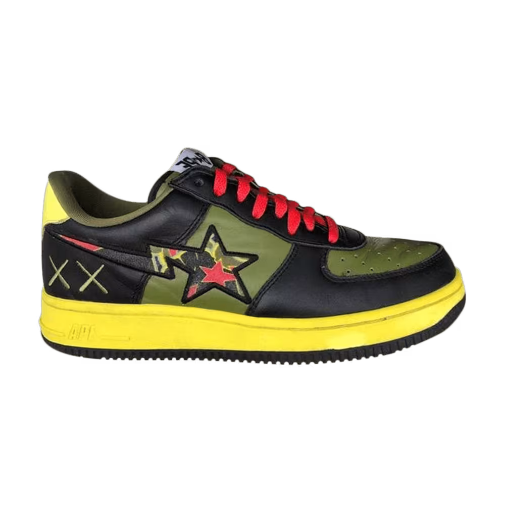 KAWS x Bapesta FS 001 Olive Black