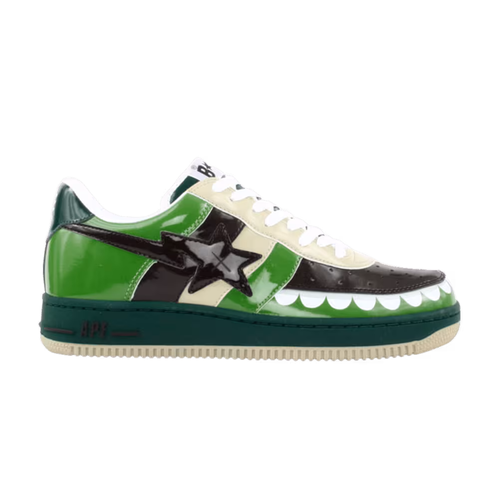Kaws x Bapesta FS-029 Low Chompers - Green