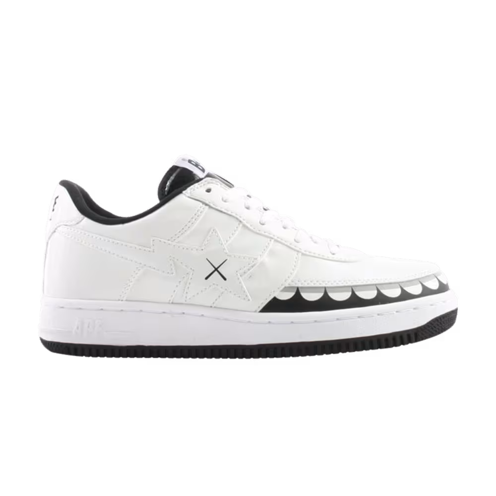 Kaws x Bapesta FS-029 Low Chompers - White