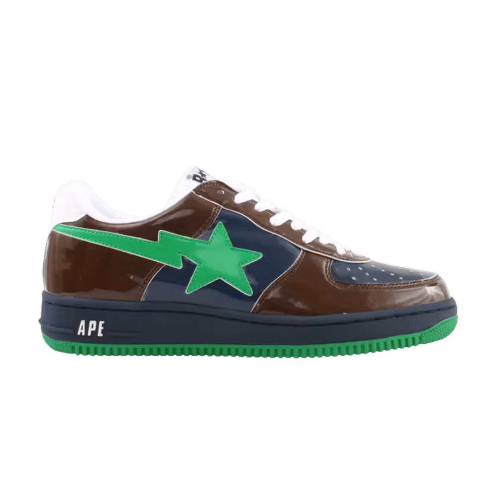 Bapesta FS-001 Low Navy Brown