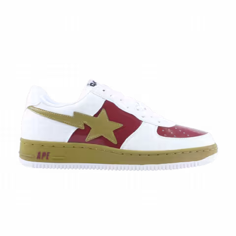 Bapesta FS-001 Low 'White Burgundy'